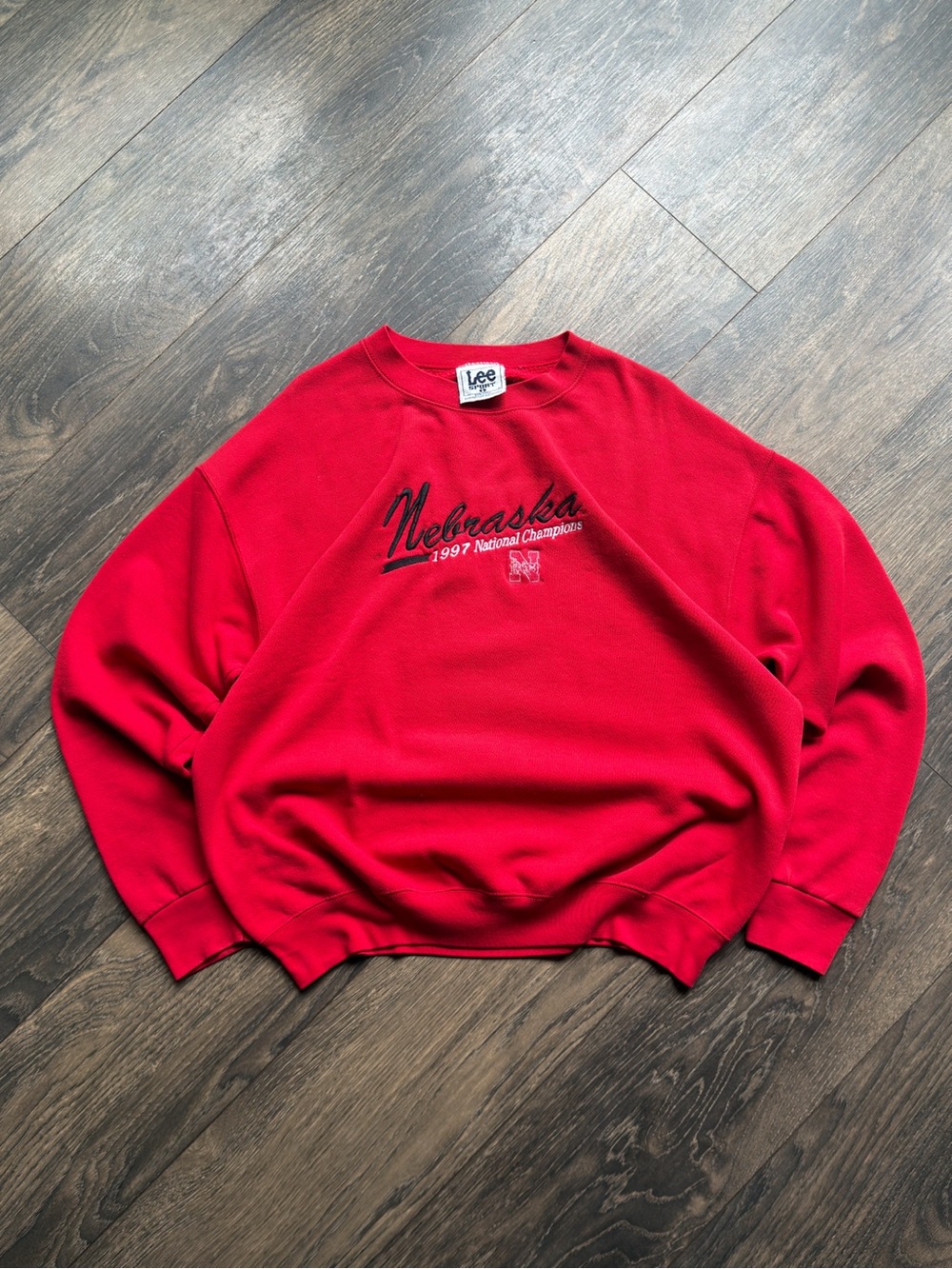 Nebraska Cornhuskers 1997 National Champions Sweatshirt Men’s Large Vintage USA